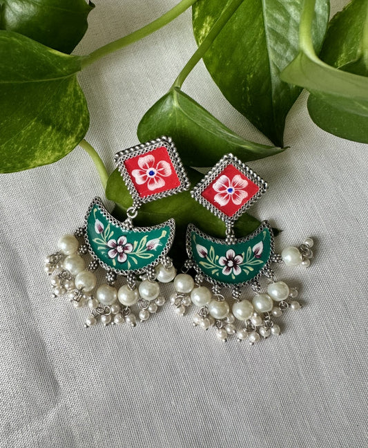 DEVI Handpainted Meenakari Earring